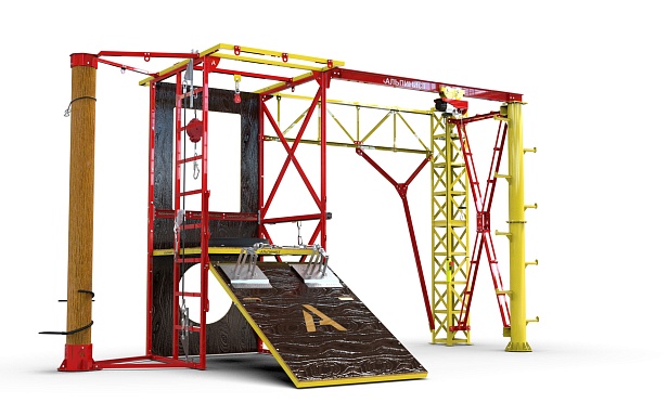 г. Волжский. В  ПАО «РусГидро» - «КорУнГ» был установлен учебно-тренировочный полигон "Альпинист-02-02"